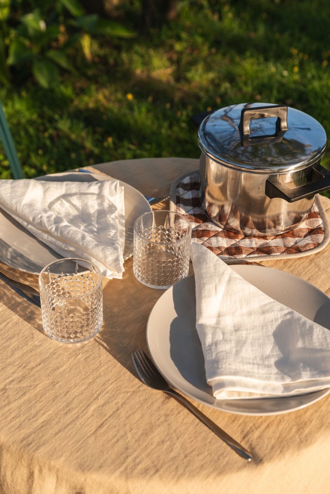 Linen placemats set of 2 in White from AmourLinen