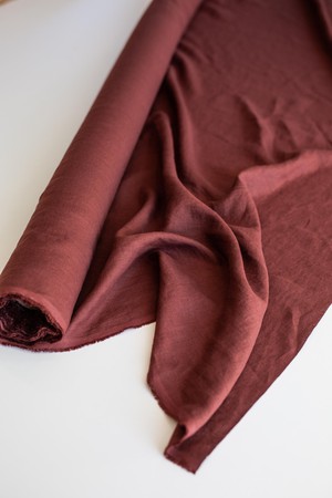 Terracotta 95" / 240 cm linen fabric from AmourLinen