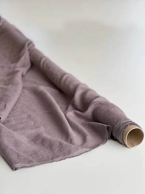 Dusty Lavender 95" / 240 cm linen fabric from AmourLinen