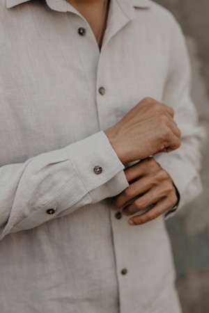 Classic linen shirt HECTOR from AmourLinen