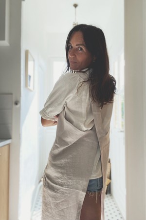 Japanese linen apron from AmourLinen