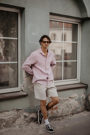 Classic linen shirt HECTOR from AmourLinen