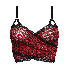 Dharma Red Bralette via Anekdot