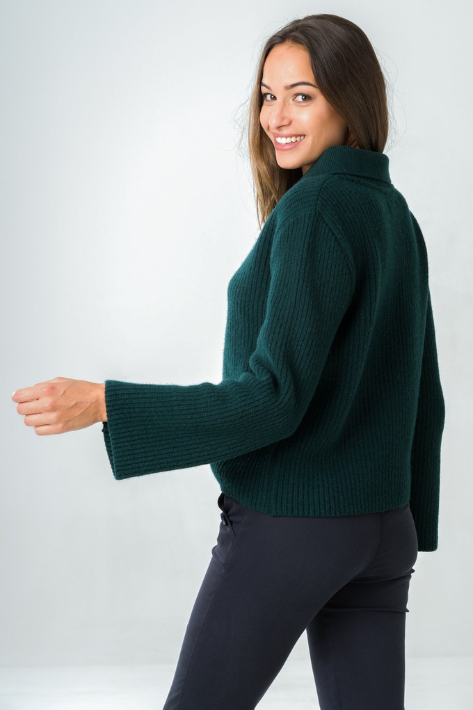 Sweater Torreya dark green from avani apparel