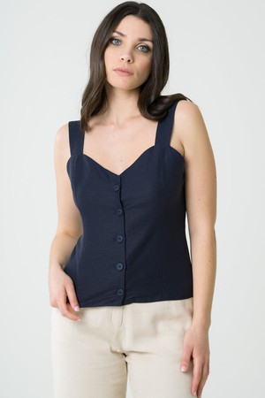 Top Anemone navy from avani apparel