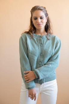 Mint green Tanaisie vest via avani apparel