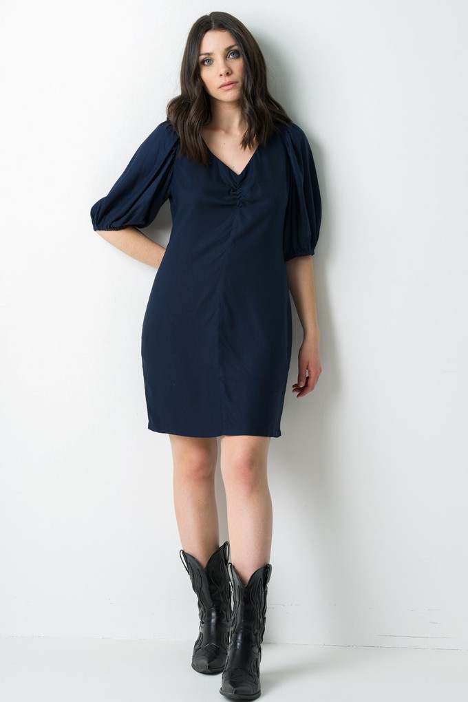 Dress Sophora navy from avani apparel