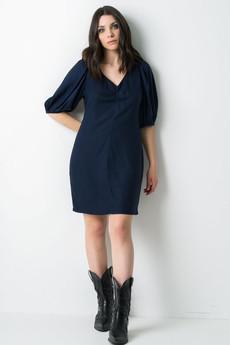 Dress Sophora navy via avani apparel