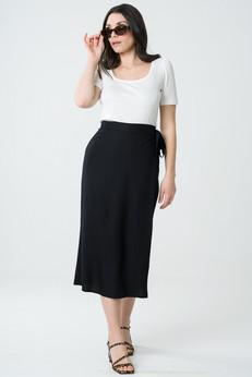 Skirt Azurite black via avani apparel