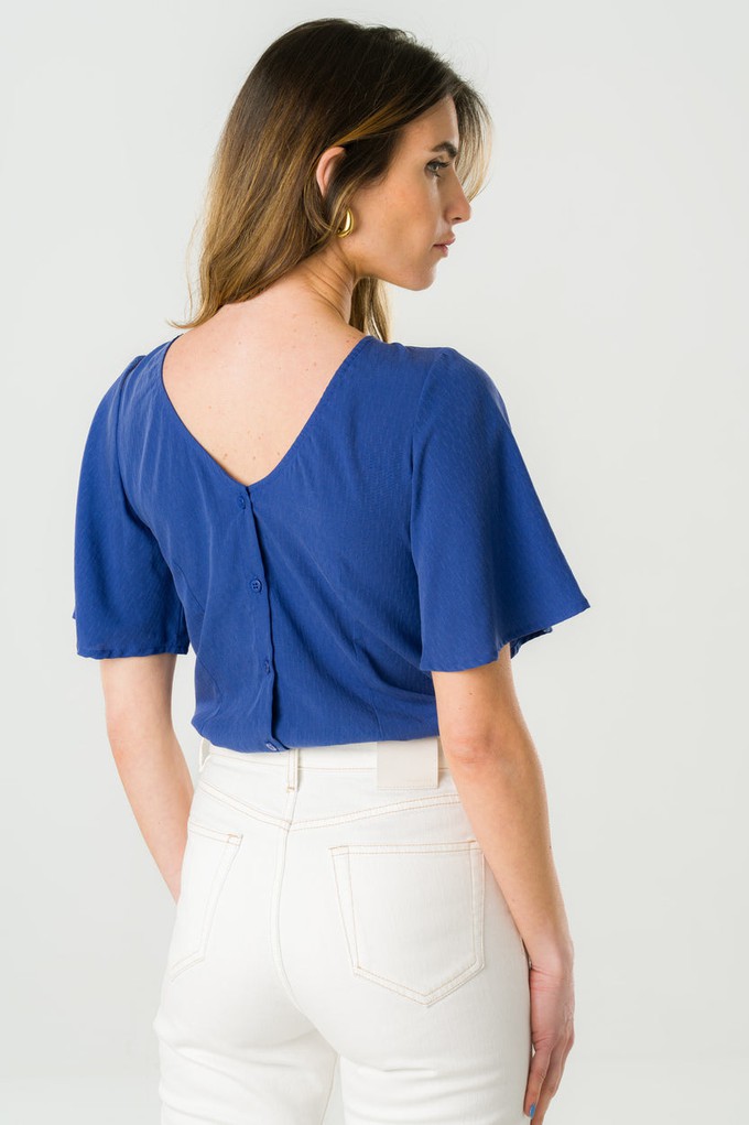 Reversible blouse Lys blue from avani apparel