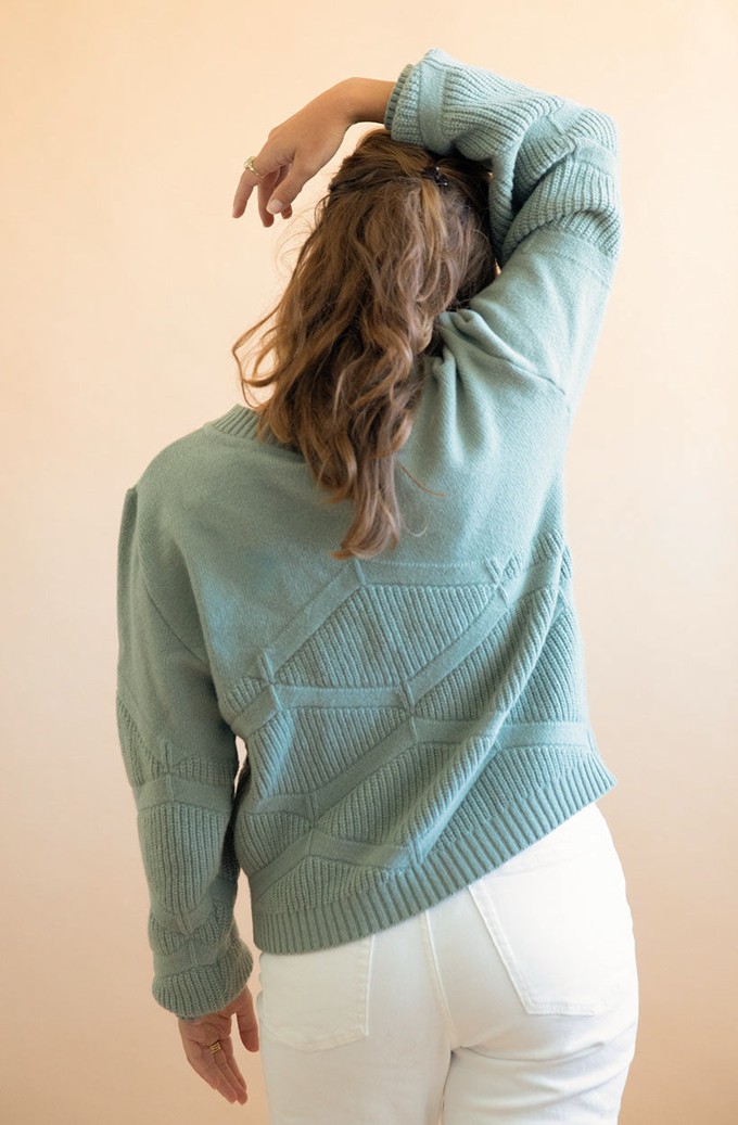 Mint green Tanaisie vest from avani apparel