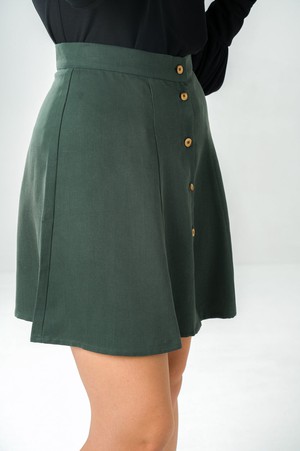 Green Parrotia Skirt from avani apparel