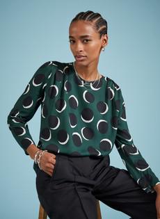 Dottie Printed Blouse via Baukjen