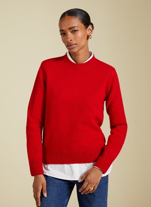 Zucca Wool Blend Crew Neck Jumper from Baukjen