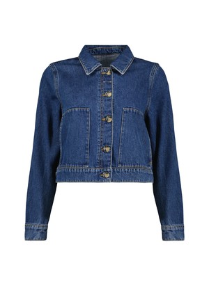 Kristi Organic Cotton Cropped Denim Jacket from Baukjen