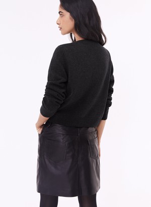 Solange Leather Skirt from Baukjen