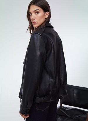 Adelinda Leather Bomber from Baukjen