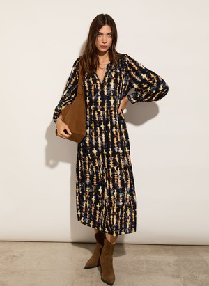 Kalina Printed Midi Dress from Baukjen