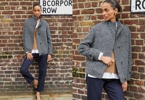 Janine Wool Blend Short Coat from Baukjen