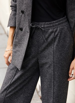 Fera Wool Blend Wide Leg Trousers from Baukjen