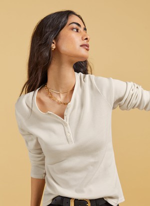 Organic Cotton Henley Top from Baukjen