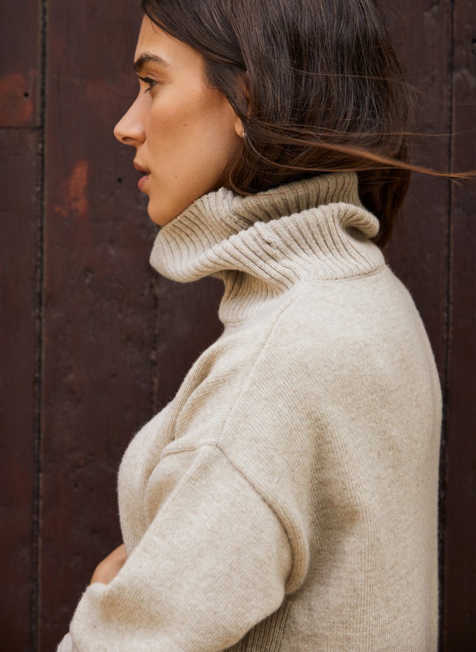 Asher Wool Blend Turtleneck Jumper from Baukjen