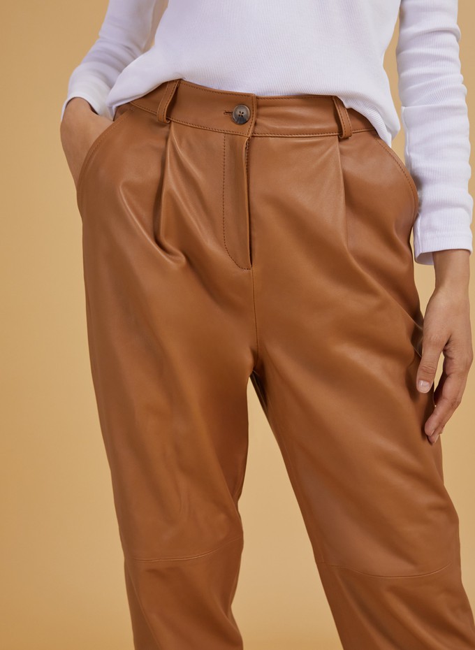 Faiza Leather Trouser from Baukjen