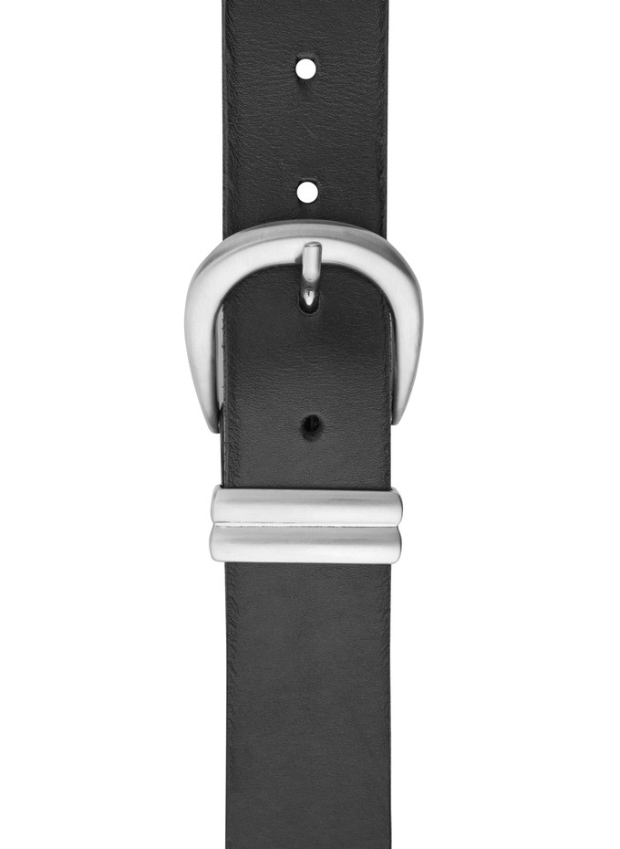 Baukjen Signature Silver Buckle Belt from Baukjen