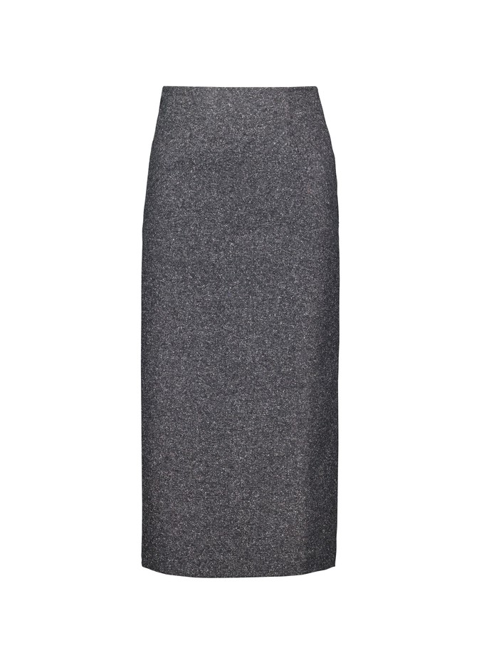 Eliza Wool Blend Tailored Pencil Skirt from Baukjen