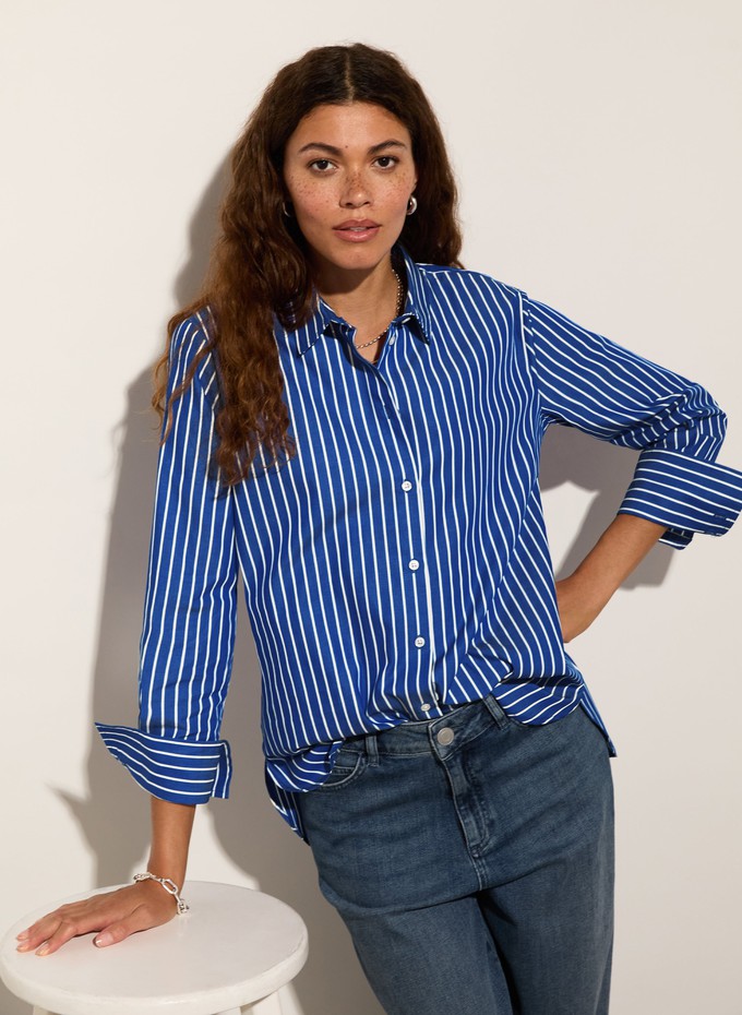 Rishma Organic Cotton Stripe Shirt from Baukjen