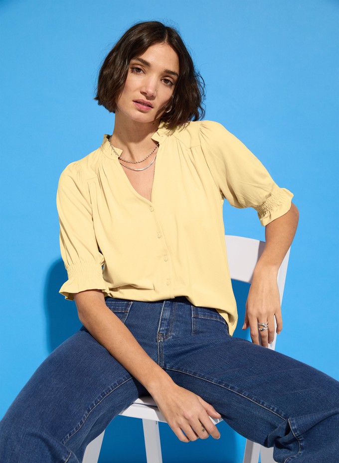 Noa Short Sleeve Blouse from Baukjen