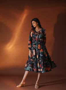 Juno Midi Dress via Bhoomi