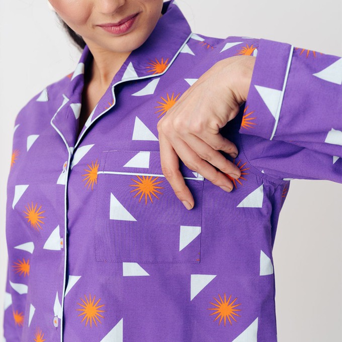 Purple haze pyjama set from Bhoomi