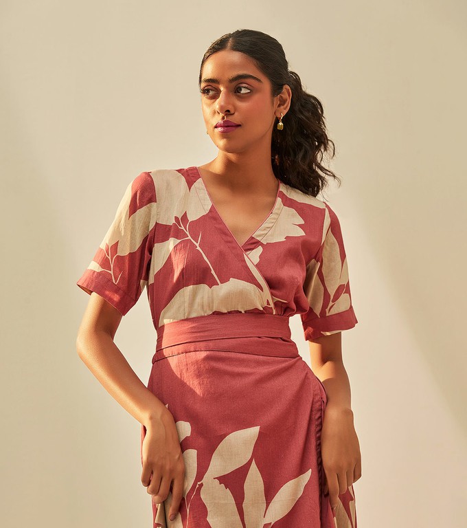 Ludo Wrap Dress from Bhoomi