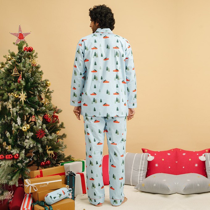 Frosty Ride Pyjama Set - Men from Bhoomi