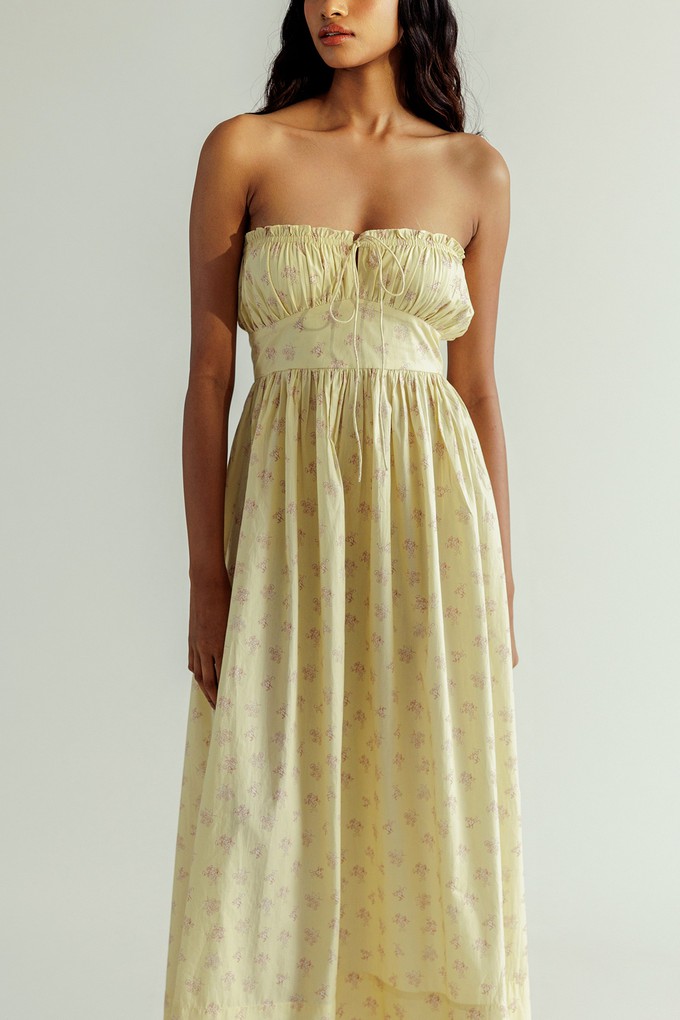 Sardinia Dress - Butter Yellow from Bhoomi