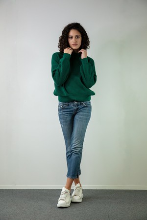 Nina Jumper Dark Green from Bhoomi