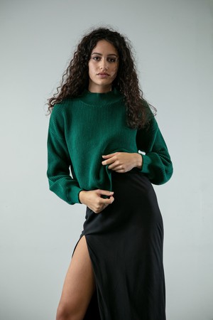 Nina Jumper Dark Green from Bhoomi