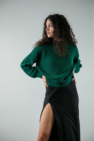 Nina Jumper Dark Green from Bhoomi