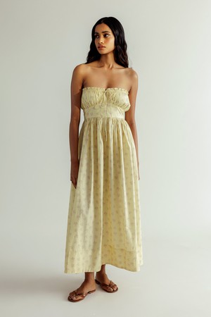 Sardinia Dress - Butter Yellow from Bhoomi