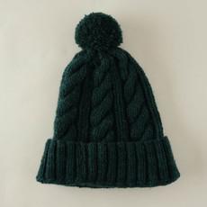 Inga Knitted Wool Bobble Hat via BIBICO
