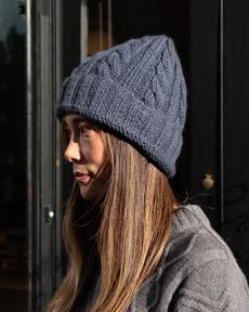 Iris Wool Cable Knit Beanie via BIBICO