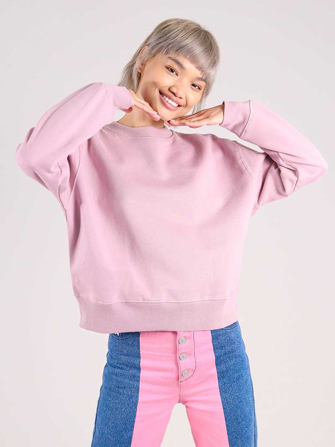 The OG Sweatshirt, Organic Cotton, in Ash Pink from blondegonerogue