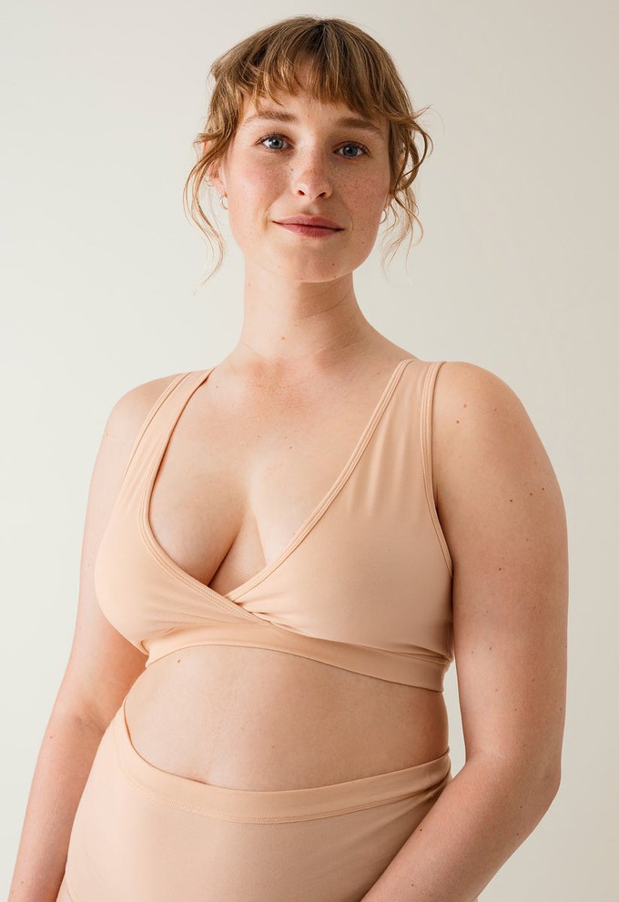 Essential maternity and nursing bra - Beige from Boob Design