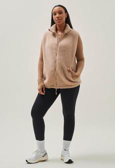 Pile fleece vest - Beige via Boob Design