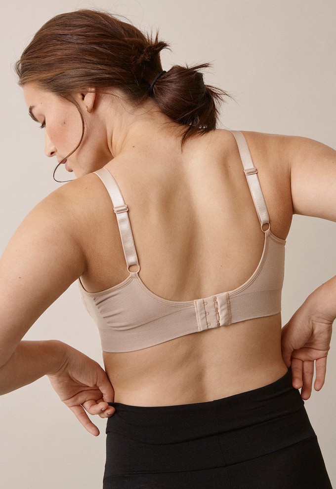 Seamless nursing bra with pads - Beige from Boob Design