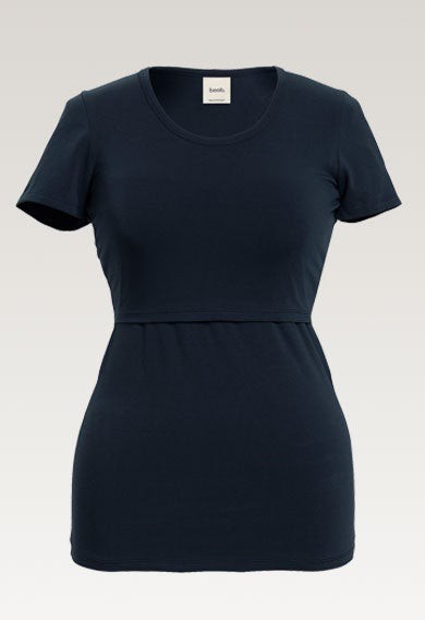 Short sleeve nursing top - Midnight Blue from Boob Design