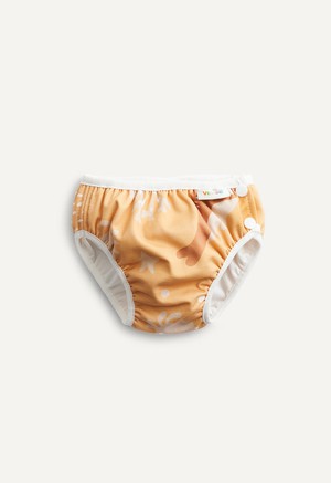 Swim Diaper with side buttons - Yellow Whale from Boob Design