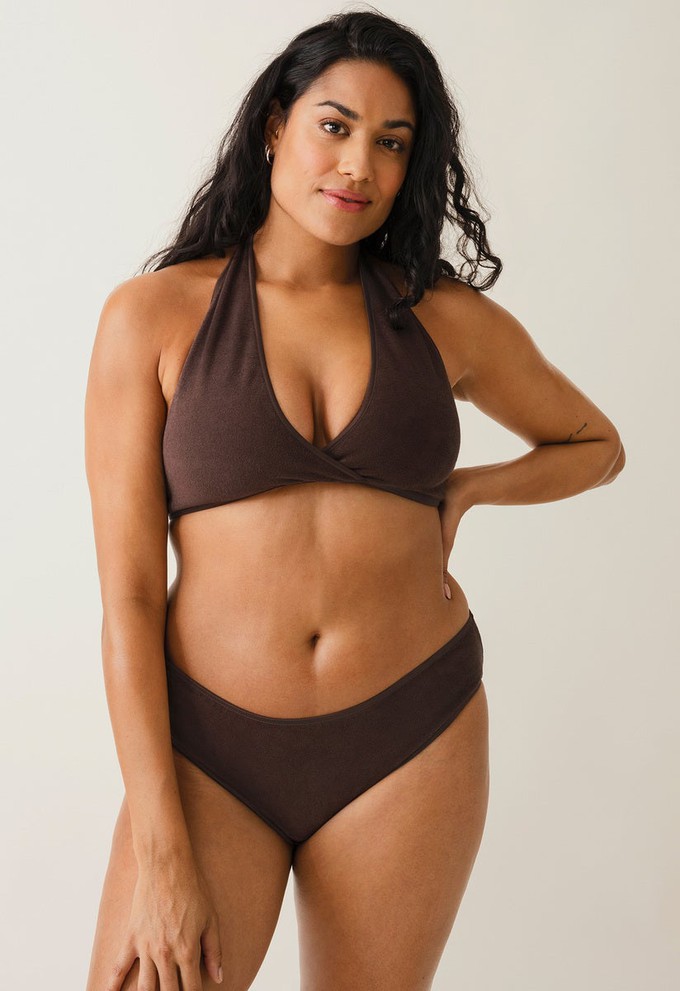 Terrycloth beach bikini - Brown from Boob Design