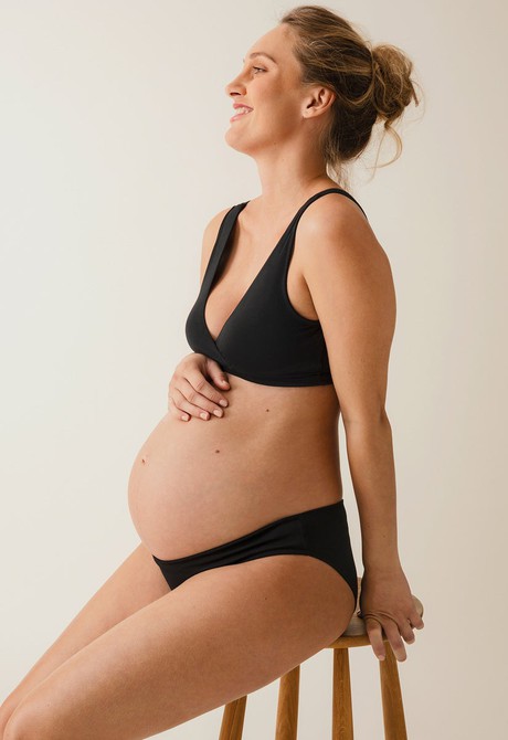 Low waist maternity panties - Black from Boob Design